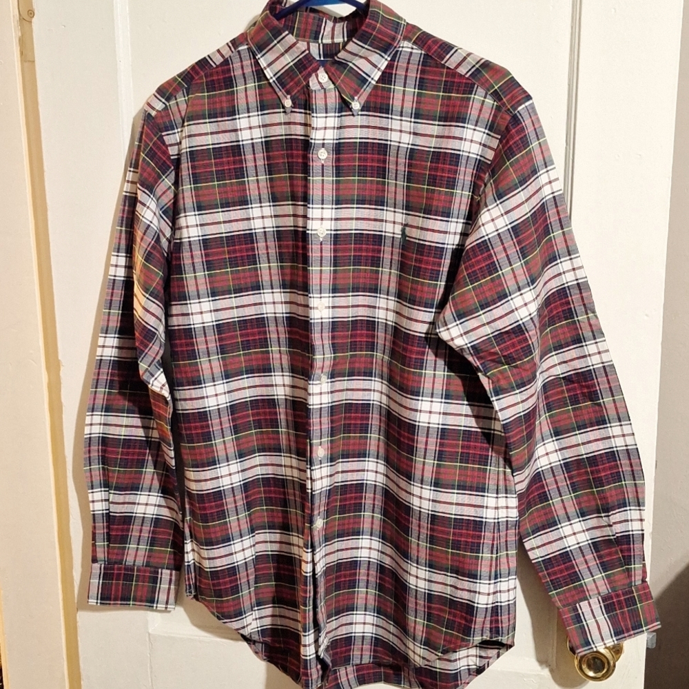 Ralph Lauren Polo button-down shirt. Size M - Classic Fit - Plad